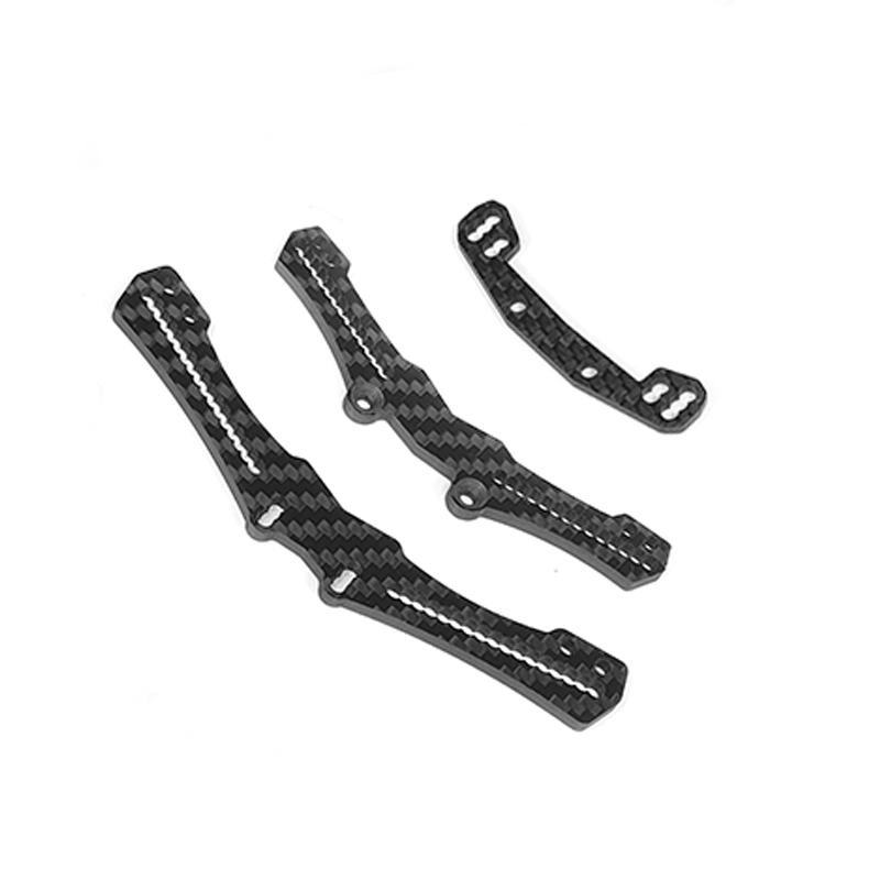 31938K  Carbon Fiber Shock Towers and Rear Upper Link Moun